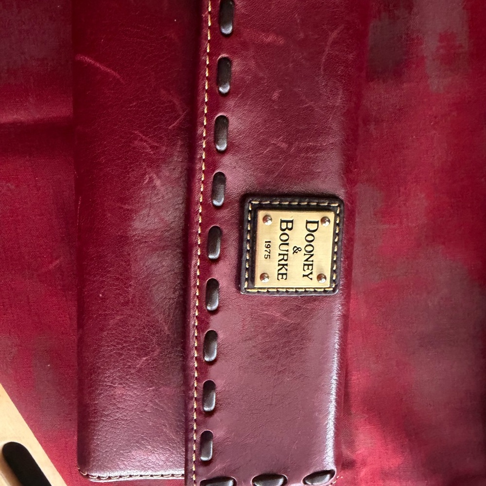 Dooney & Bourke Florentine Medium-Chestnut and wallet - Picture 10 of 16
